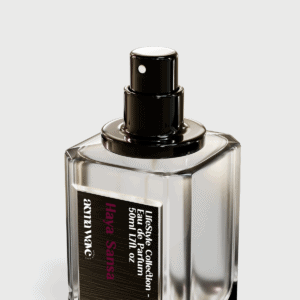 031 Haya Sansa Feminine perfume perfume glass side view