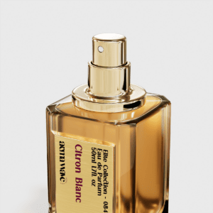 084 Citron Blanc Unisex perfume perfume glass side view